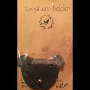 Leather Earphones Holder